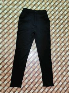 Black Straight Fit formal Pants
