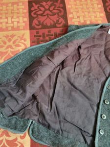 Gray Wool Vest