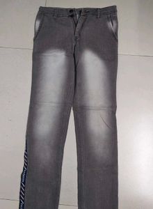 Gray Denim Jeans