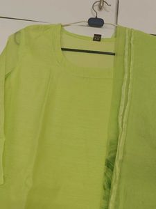 Lime Fresh Embroidered Kurta Set – Light, Lively &amp;