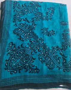 Elegant Blue Saree
