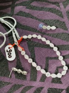 Elegant Silver Jewelry Set