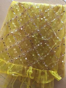 💗💛rani pink and yellow Embroidered lehnga choli