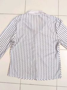 Striped Button-Down Shirt