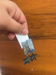 Star Drop Resin Earrings