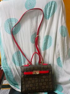 Brown 🤎 Slingbag With Removable Strap