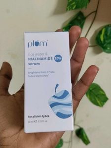 Plum Rice Water & Niacinamide Serum
