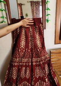 Anouk Maroon Lehenga