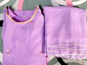 Lavender Kurta Set