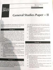 General Studies CSAT Paper II