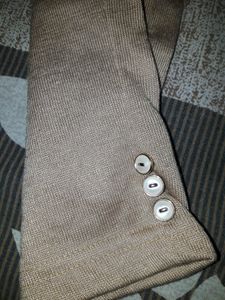 Nude Trouser Winter Pocket With Buttons