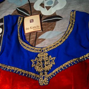 Red &amp; Blue Ethnic Dress