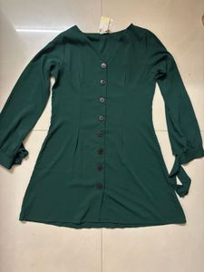 Berrylush Brand New Emerald Green Dress