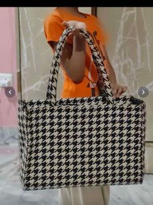Mini West Geometric Printed Bucket Tote Bag