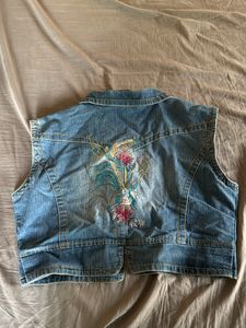 Sleeveless Denim Jacket