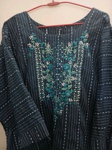 Embroided Straight Kurti