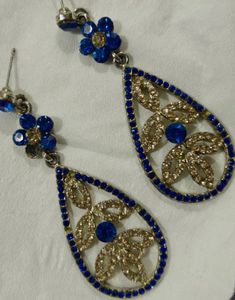 Beautiful Blue Ethnic Earrings