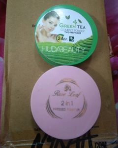 HUDABEAUTY & Rose Leaf Compact Combo...👀✌🏻