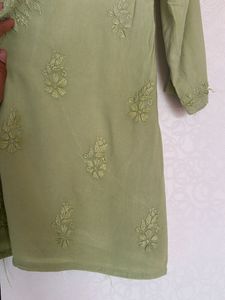 Chikankari Short Kurta For women