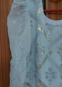 Straight sequence kurti