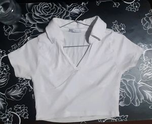 White Crop Top