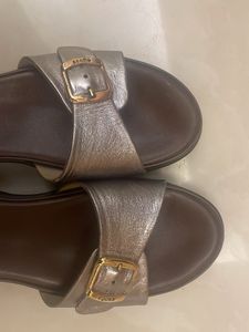 Elegant Bronze Flats, size 40
