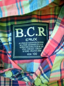 ✨ B.C.R Crux Checked Shirt✨