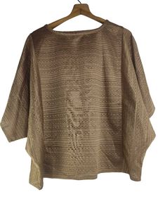 Brown Patterned Top