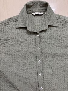 Sage Green Textured Co- Ord Set