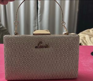 Lavie Gold Clutch with chain