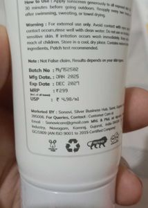 Sonovi Vitamin C SPF 50 Sunscreen