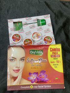 Oxyveda Saffron Glow Facial Kit