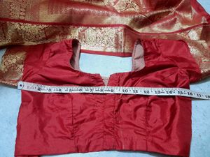 Red Banarsi Saree