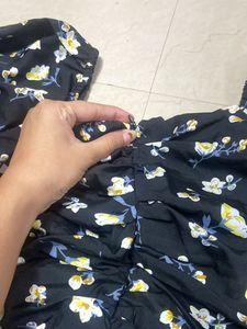 Floral Print Mini Dress