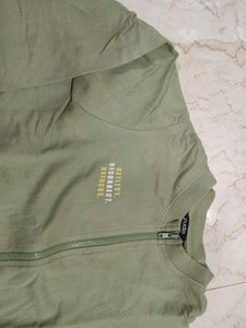 Green Zip-Up Jacket