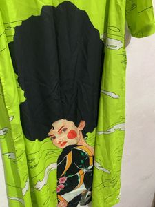 A Line Kurta With 2 Pockets