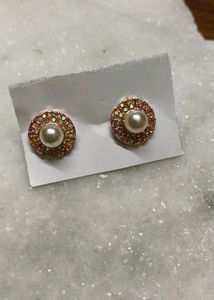 Pearl Stud Earrings