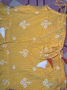 Yellow Floral Long Maxi Dress