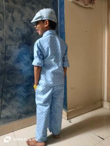 Boy&#39;s Blue Pajama Set