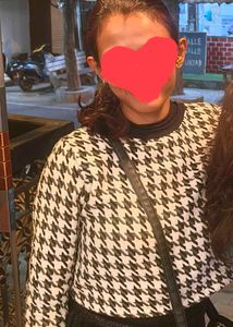 Houndstooth Crop Top