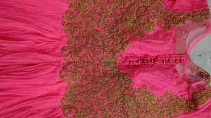 Pink &amp; Gold Ethnic Gown