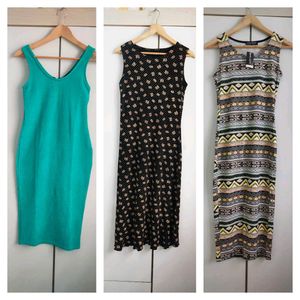 3 BODYCON DRESSES