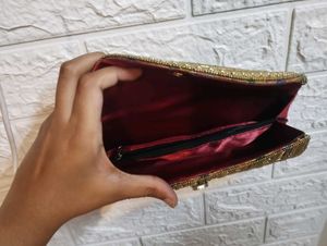 Golden Clutch Purse