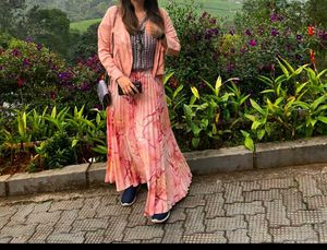 Baby Pink Long Skirt