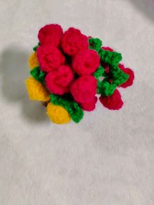 Crochet Rose Coaster