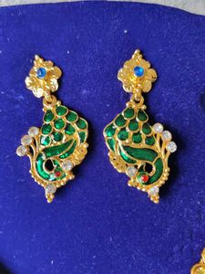 Peacock Design Necklace Set
