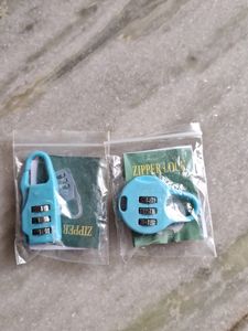 2pc Ziper Lock/luggege Lock