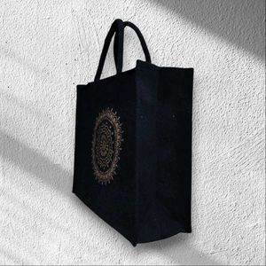 Beautiful Black Canvas Bags Combo For Women