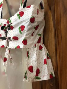 Price Reduced❗️❗️❗️Kawaii Strawberry Babydoll Top