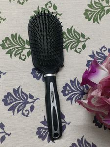 Black Cushioned Hair Brush